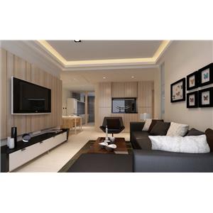 翔稜空間規劃-蘆洲福德街蘇公館-客廳3D立體圖-翔稜室內裝修有限公司