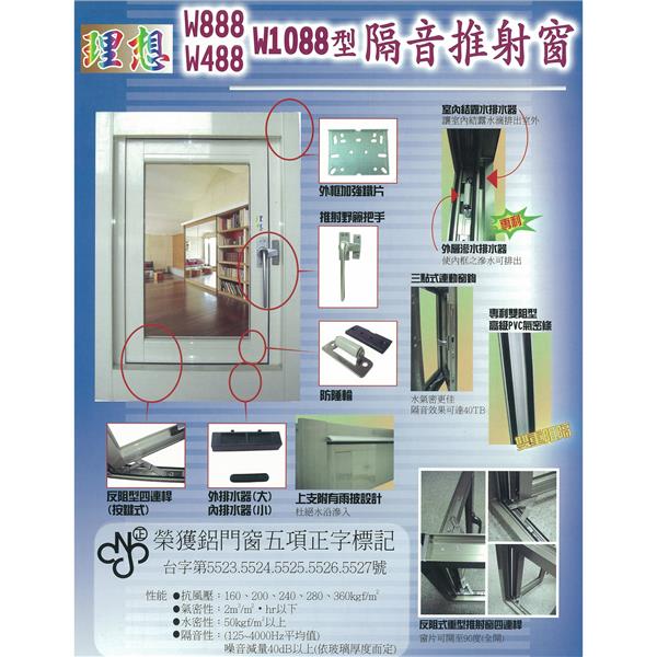 隔音推設窗 隔音推設窗