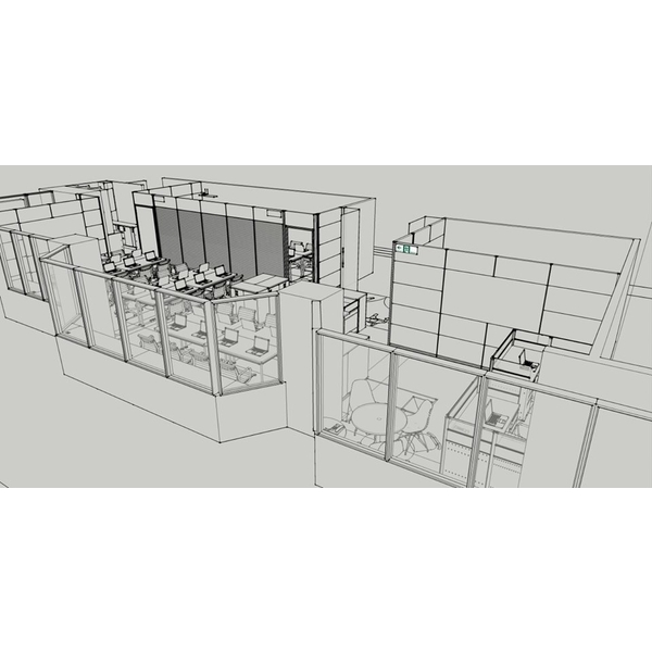 3D 系統高隔間設計 ／ 圖面繪製 ／ 空間規畫-肖恩實業有限公司