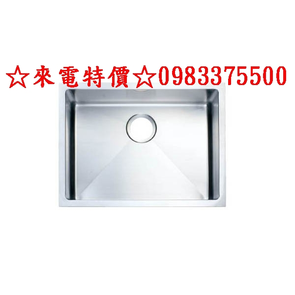 0983375500☆台灣Lofn Rindr KSSX-5900R 圓角方形不鏽鋼水槽SUS304 平接下崁 防汗靜音