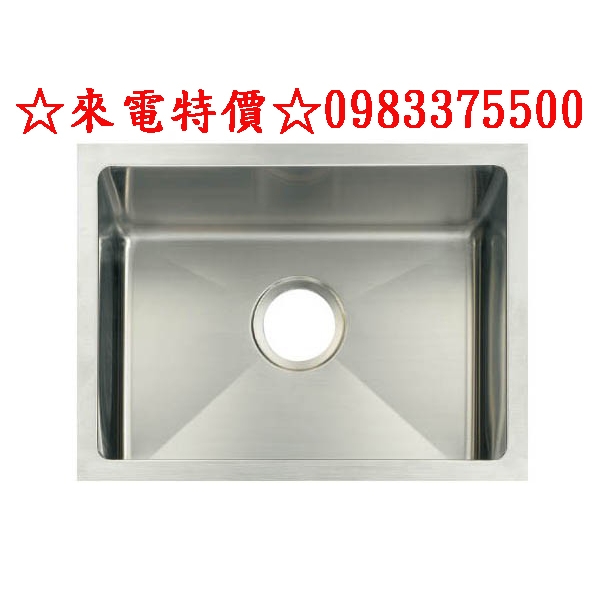 0983375500台灣Lofn Rindr KSSX-5080AR圓角方形不銹鋼水槽SUS304防汗靜音510*400