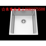 0983375500☆來電特價☆台灣Lofn Rindr YU-045方型不銹鋼吧台水槽 小水槽 防汗靜音440*440-優雅居家生活館