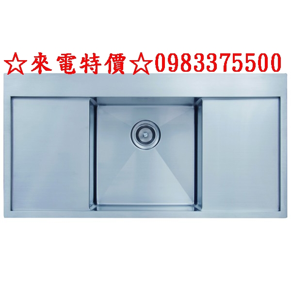 0983375500☆來電特價☆ELKAY美國不鏽鋼多功能大水槽+平台EC-21110厚度1.2吸音防汗1000*510