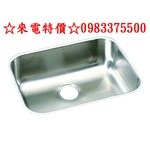 0983375500☆來電特價☆ELKAY美國艾肯不鏽鋼水槽 EC-31103 ＊吸音防汗處理下嵌式水槽-優雅居家生活館