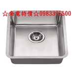 0983375500來電特價☆美國DAWN不銹鋼方形吧台小水槽BS131507 SUS304/吸音防汗處理378*438-優雅居家生活館