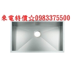 0983375500☆來電特價☆台灣Lofn Rindr KSSX-8100 直角方形不銹鋼水槽 SUS304 防汗靜音-優雅居家生活館