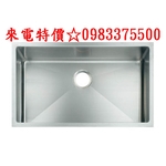 0983375500台灣Lofn Rindr KSSX-8100R 圓角方形不銹鋼水槽 SUS304 防汗靜音滴水盤另購-優雅居家生活館