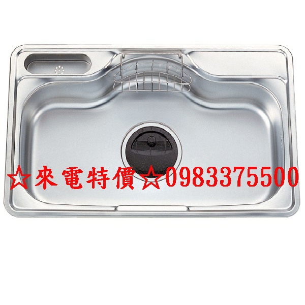 0983375500☆來電特價☆ENZIK sink韓國不鏽鋼水槽 DJIS-850P 吸音處理不鏽鋼水槽 附贈配件