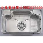 0983375500☆來電特價☆ENZIK sink韓國不鏽鋼水槽- EDS-850P3 不鏽鋼壓花鋼板水槽-優雅居家生活館