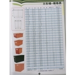 台灣製造1000L耐衝擊普力桶尺寸152*133*63cm橘色塑膠方型桶(最低量2只)洗碗種植儲水養殖K-1000-1-優雅居家生活館