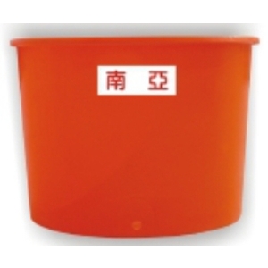 強化橘色塑膠桶(圓形)M-6000-1萬能桶、普利桶、耐酸桶、水桶、布車桶、運輸桶、養殖、PE桶、普力桶、萬能桶、運輸桶-優雅居家生活館