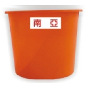 強化橘色塑膠桶(圓形) M-2000 萬能桶、普利桶、耐酸桶、水桶、布車桶、運輸桶、養殖、PE桶、普力桶、萬能桶、運輸桶-優雅居家生活館