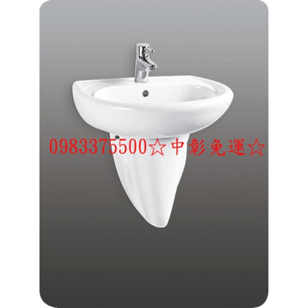 0983375500☆中彰免運☆CAN 頂洋衛浴 LF103S - 130 面盆組 洗臉盆 含原廠龍頭 + 短腳柱 台灣