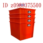 0983375500☆中彰免運☆台灣製造耐衝擊普力桶 橘色塑膠方型桶 洗碗 種植 儲水養殖 K-2500 9mm厚-優雅居家生活館