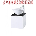 0983375500凱撒面盆／壁掛式浴櫃／臉盆浴櫃組L5222／ EH44502A立體盆浴櫃組 台中面盆、彰化面盆-優雅居家生活館