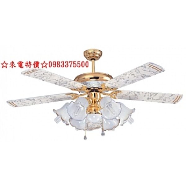 0983375500 吊扇60吋 大風速 ~ 暢銷機種 ~ 另可升級DC省電變頻吊扇60”白大理石CF-47104D