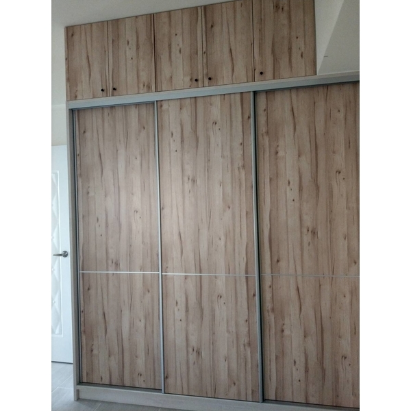 櫥具+層板燈+系統櫃+推拉門衣櫃-品居不銹鋼系統櫥俱企業社