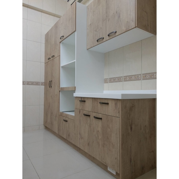 櫥具+餐邊櫃+電器櫃-品居不銹鋼系統櫥俱企業社