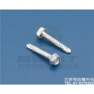複合不銹鋼自鑽攻牙螺絲-2號尾-百密得股份有限公司