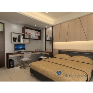 室內臥室裝潢 3D圖-生雅室內裝修企業社