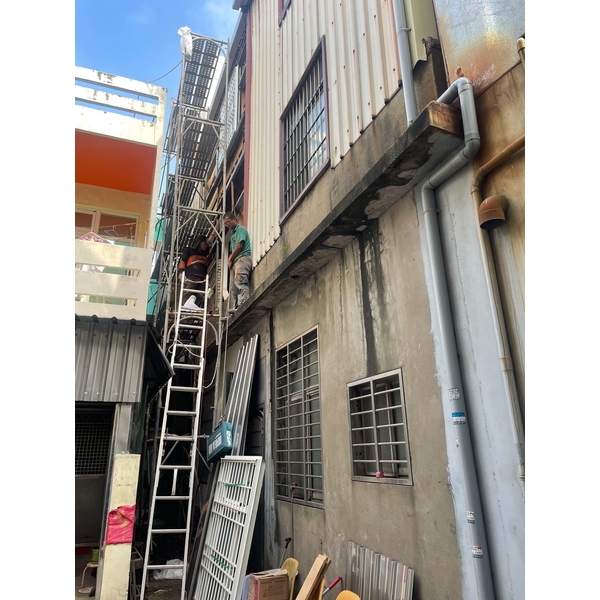 外牆白鐵板封板工程 外牆白鐵板封板工程