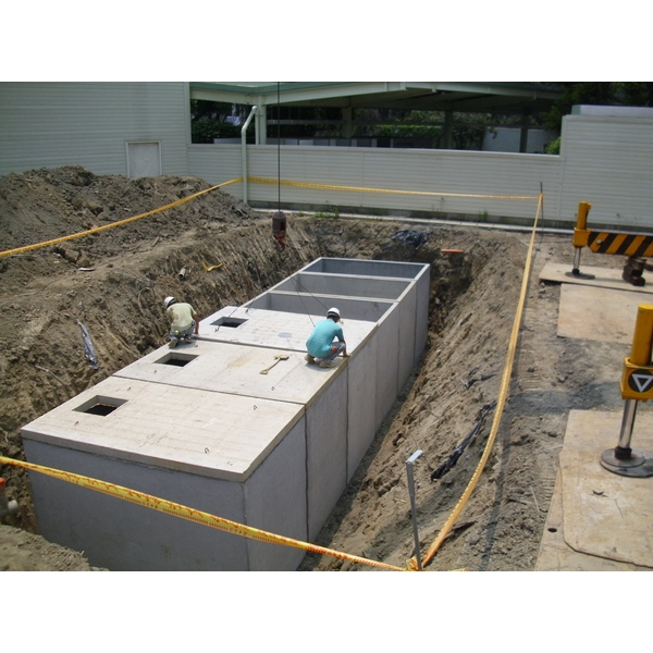滯洪池施工4-永信水泥製品有限公司