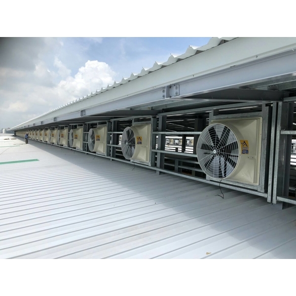 電鍍工廠屋頂排風3-東悅通風設備有限公司