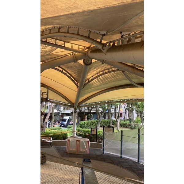 公園造型棚架鋼構噴塗 公園造型棚架鋼構噴塗