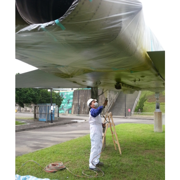 展示飛機噴漆塗裝 展示飛機噴漆塗裝