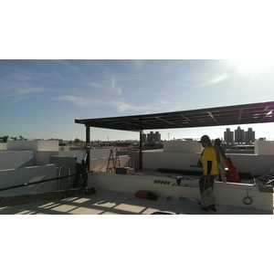 H型鋁鋼構採光罩-利源不銹鋼鋁門窗行