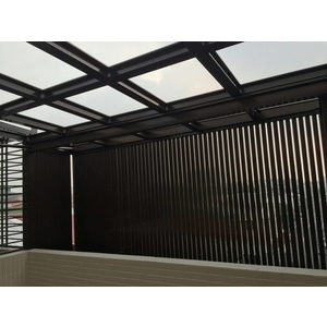 採光罩 鋁格柵-利源不銹鋼鋁門窗行