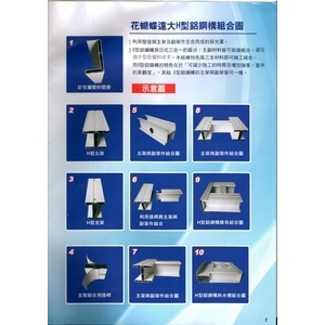 H型鋁鋼構組合-利源不銹鋼鋁門窗行