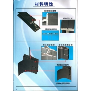 H型鋁鋼構材料-利源不銹鋼鋁門窗行