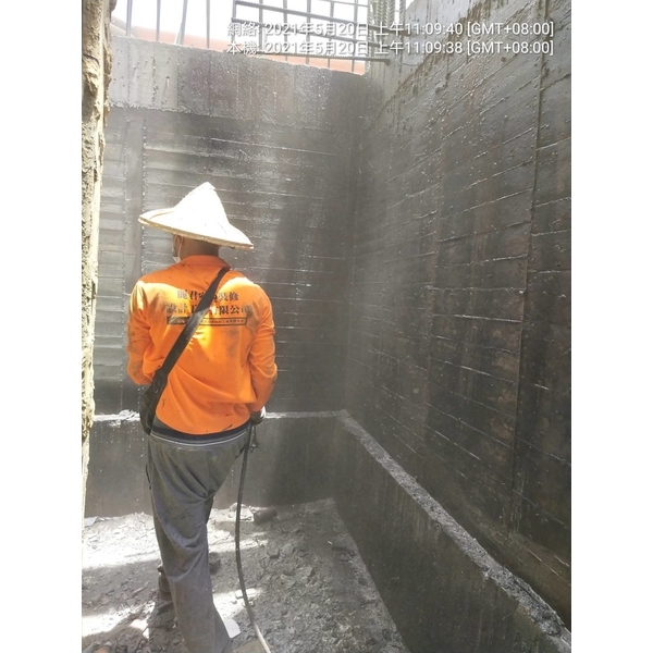 建案公寓基礎地下室回填面-防水工程 建案公寓基礎地下室回填面-防水工程