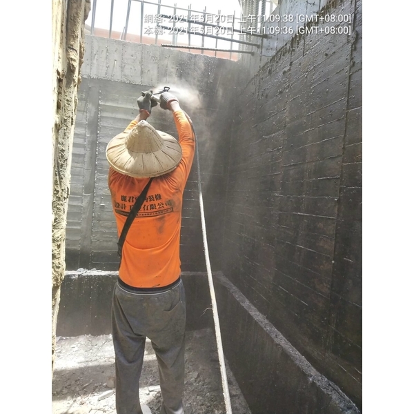 建案公寓基礎地下室回填面-防水工程