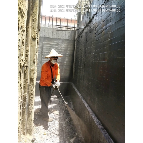 建案公寓基礎地下室回填面-防水工程