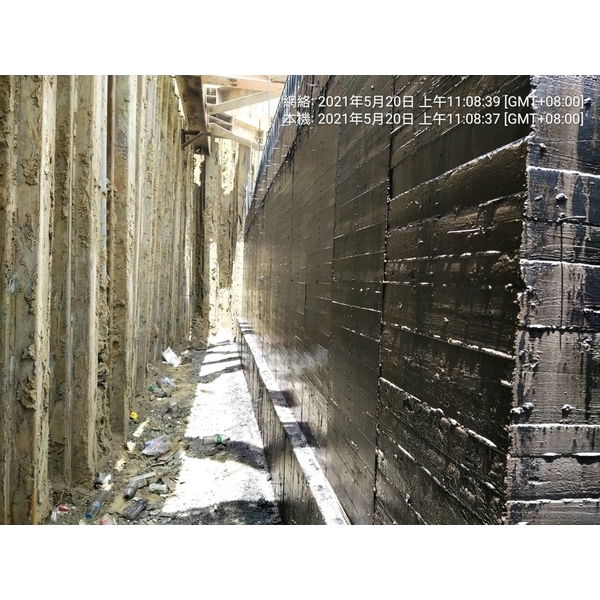 建案公寓基礎地下室回填面-防水工程