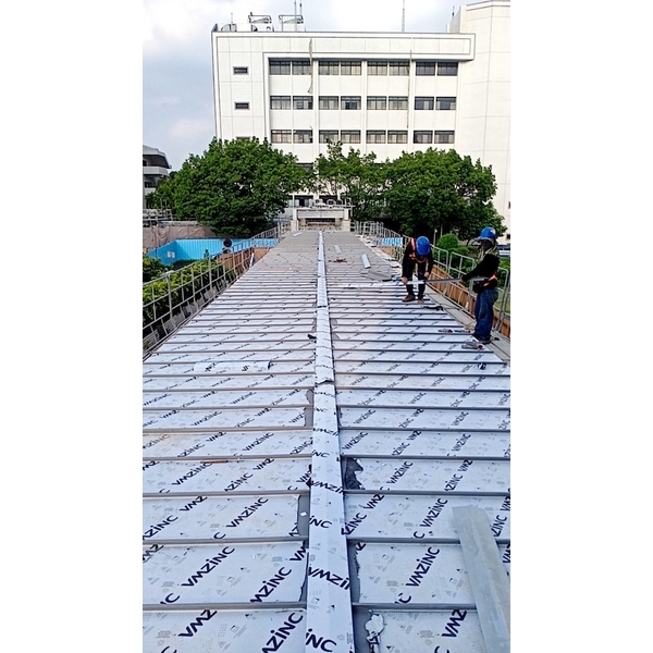 林口台電-鈦鋅板按裝