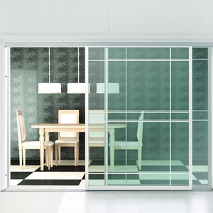 客餐廳鋁框玻璃推拉門-錦宥興業有限公司