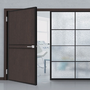 客廳鋁框水平把手木門-錦宥興業有限公司