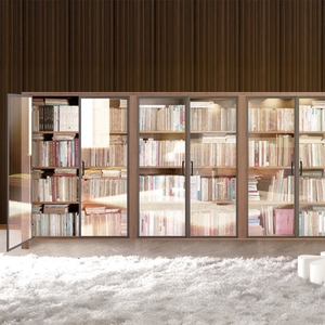 系統書櫃鋁框玻璃門-錦宥興業有限公司