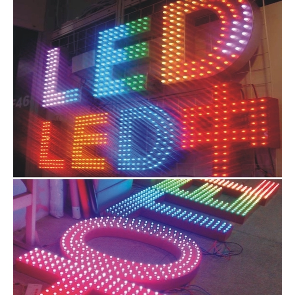 LED沖孔字