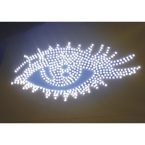 帆布、無接縫LED沖孔