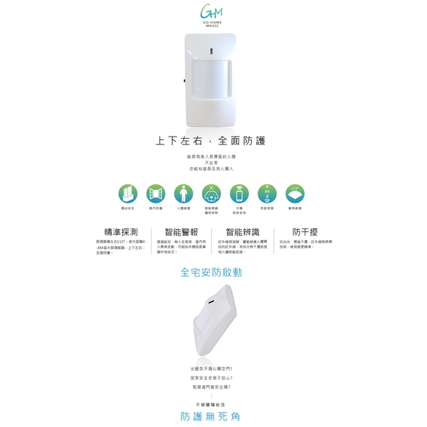 紅外線熱感應器(無線)