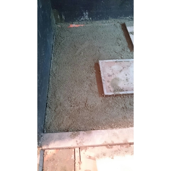 廚房地坪輕質灌漿材墊高工程
