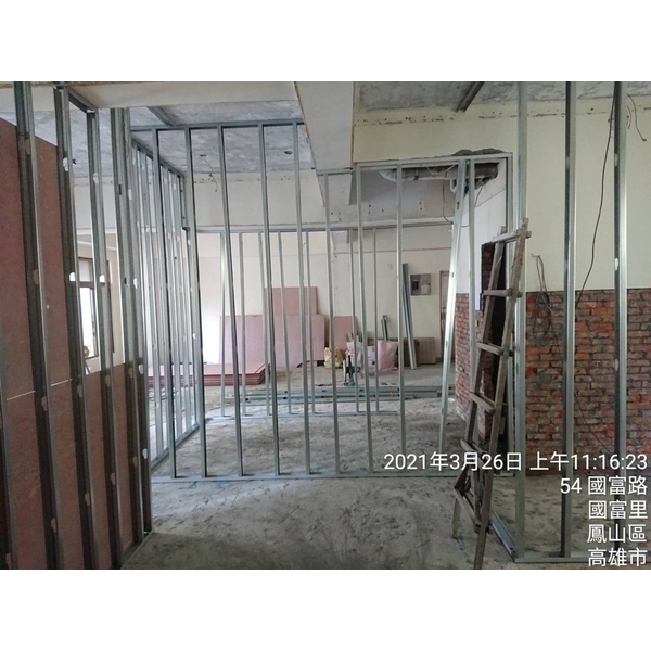 陶粒板隔間及輕質灌漿牆工程
