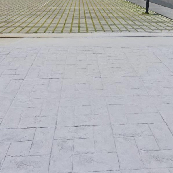 壓花地坪 (林口美國學校)-一虢有限公司