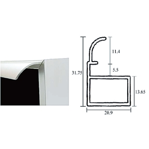 窄鋁框F1H框-甲渥國際建材有限公司