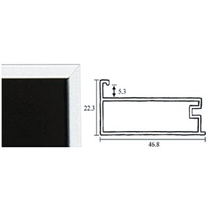 鋁框D框3mm-甲渥國際建材有限公司