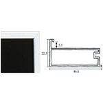 鋁框D框3mm-甲渥國際建材有限公司